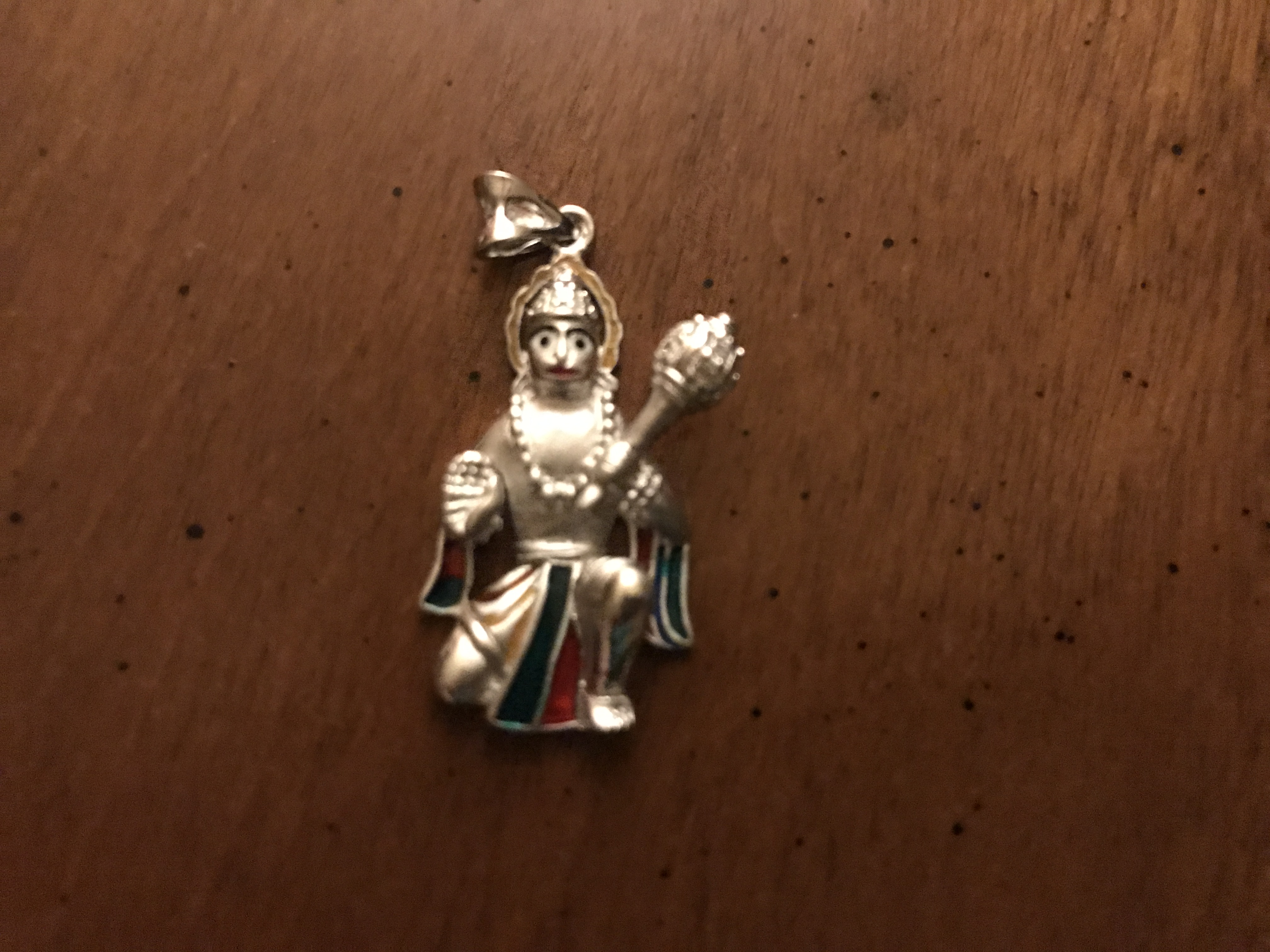 Silver Pendent Hanumaji 